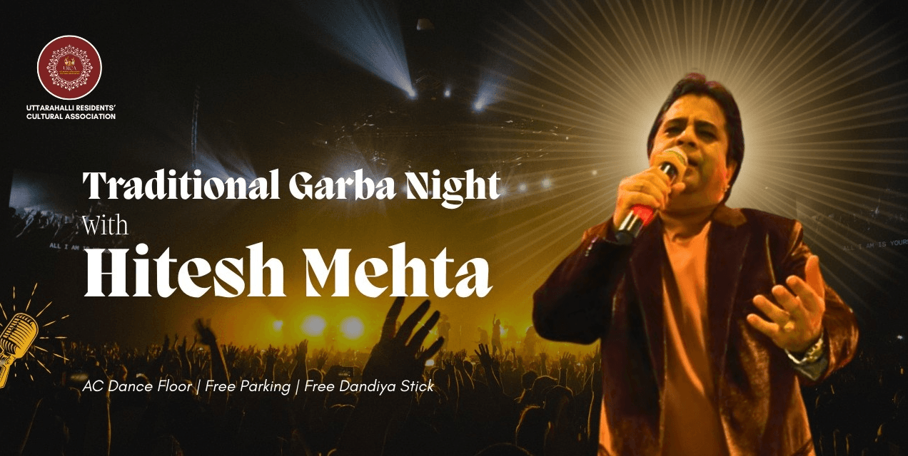 Biggest Garba Night In South Bangalore With Hitesh Mehta