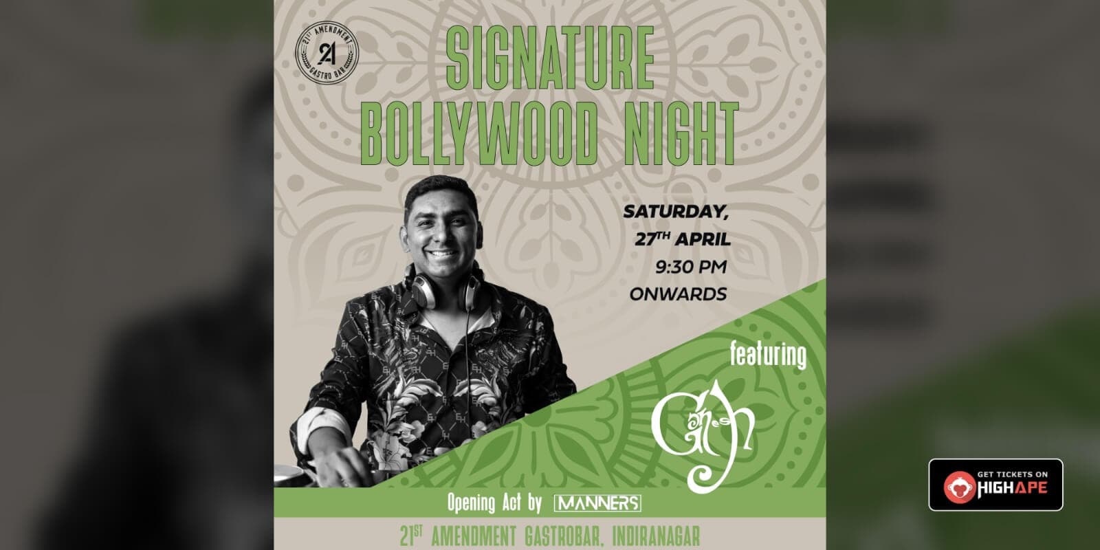 Signature Bollywood Night 