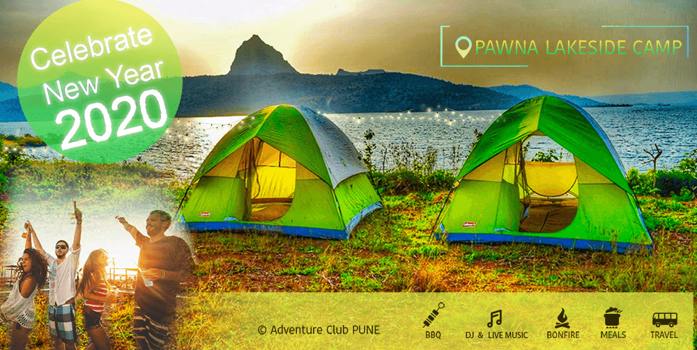 New Year Pawana Lakeside camping
