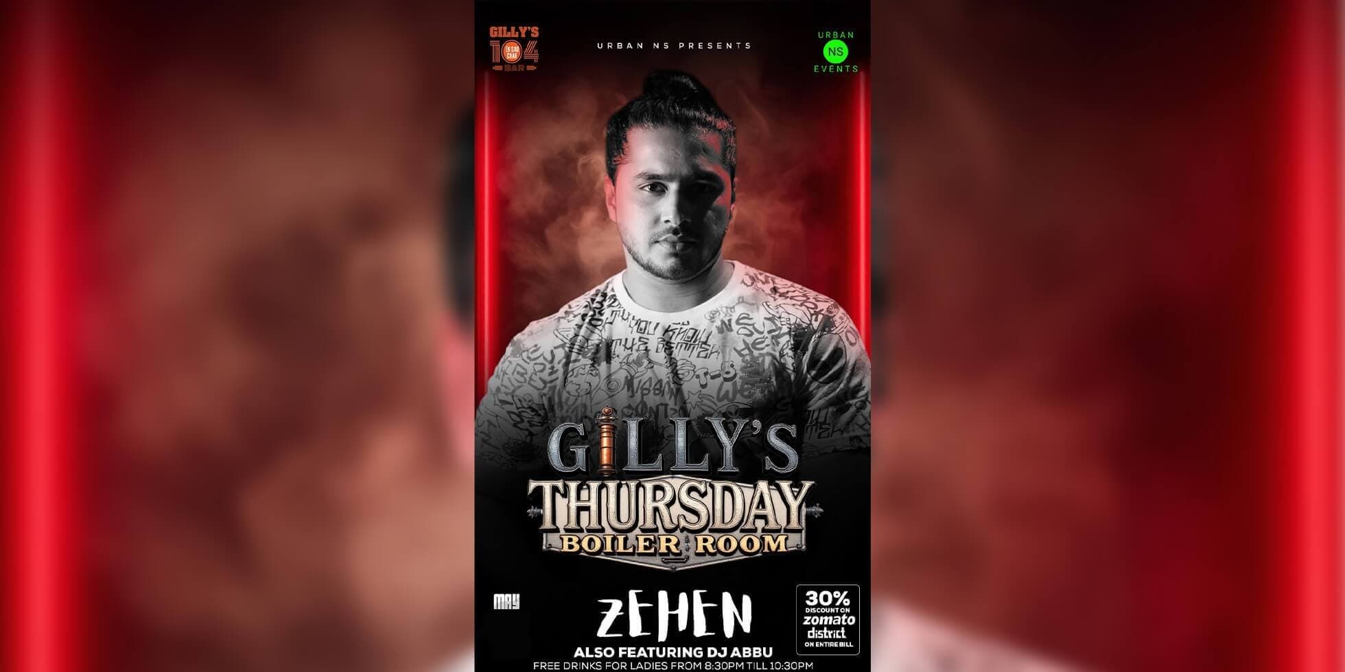 Gillys Thursday Boiler Room 