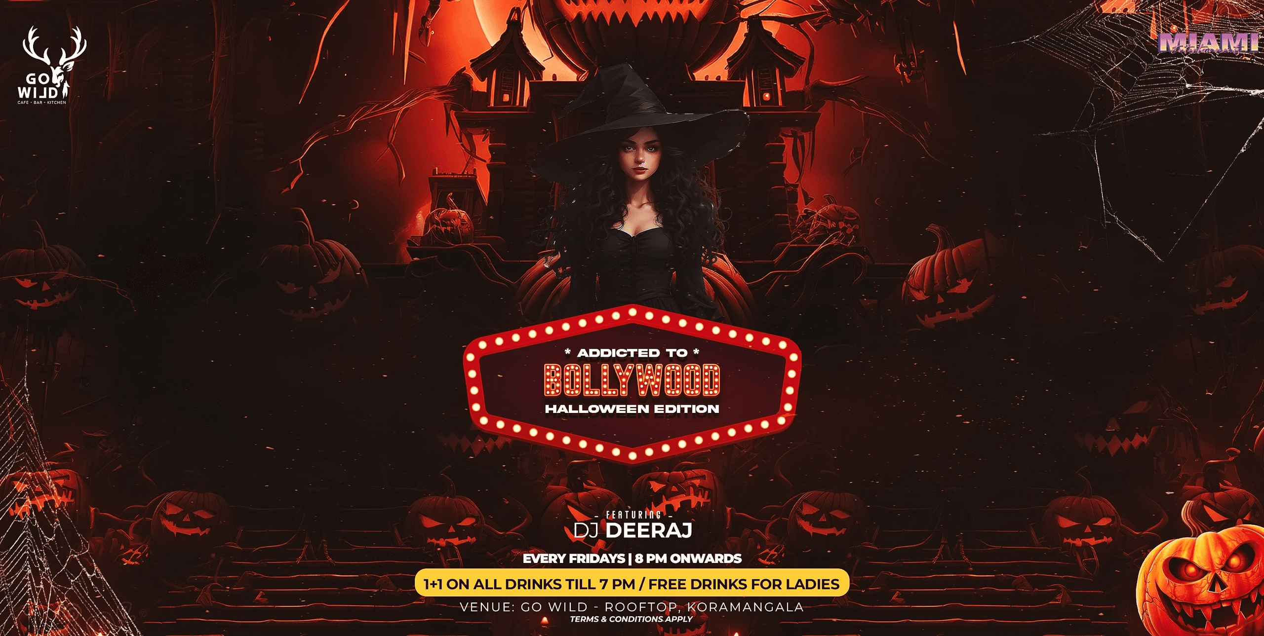 Friday Addicted To Bollywood | Go wild Rooftop