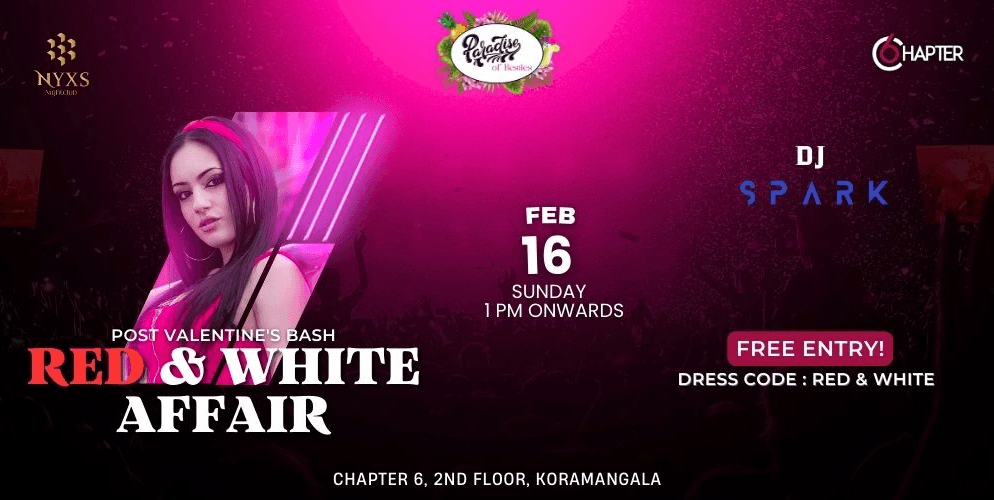 Red And White Midday Party