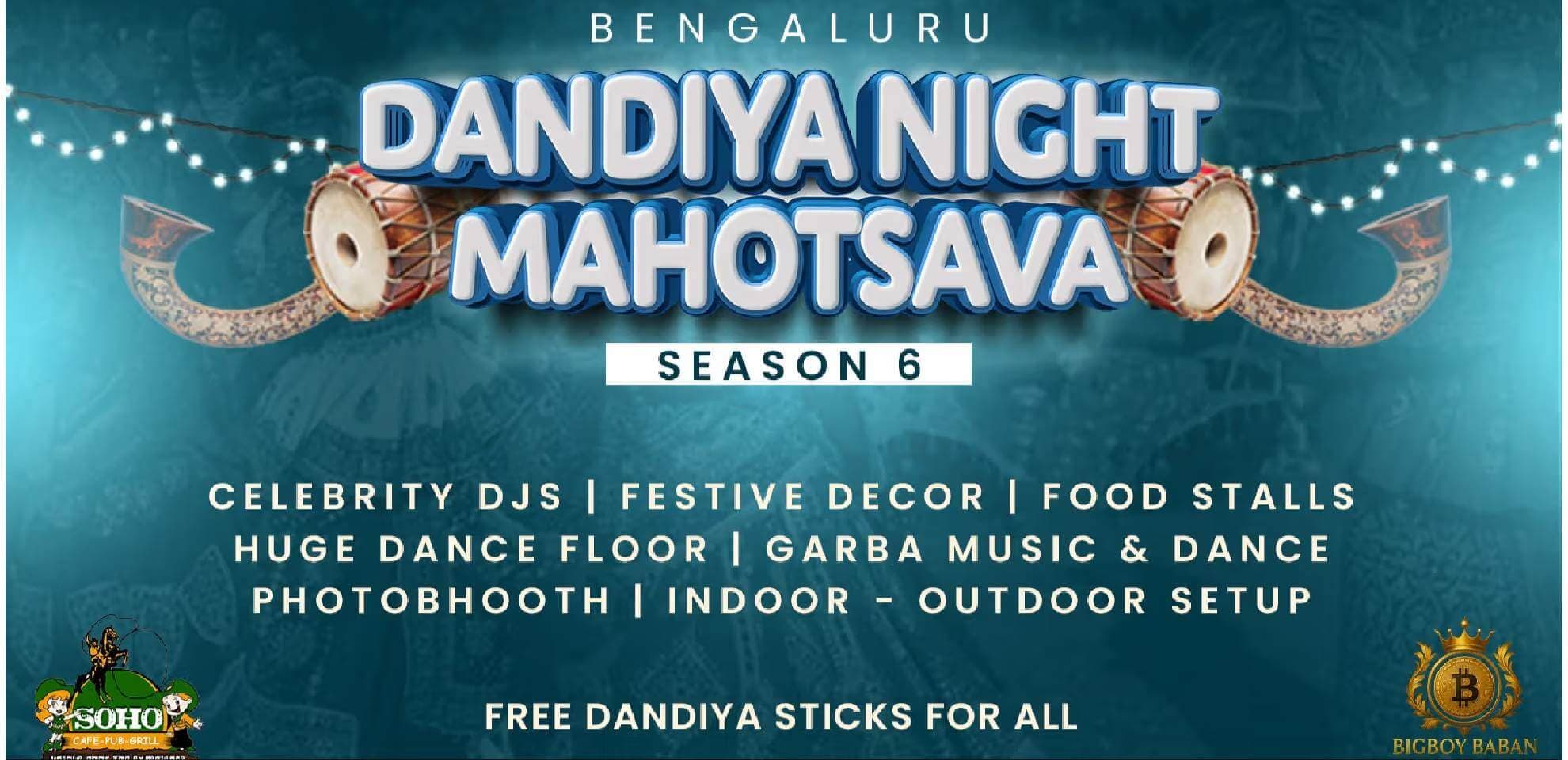Bengaluru Dandiya Night Mahotsav Season 6 | Soho Cafe n Pub
