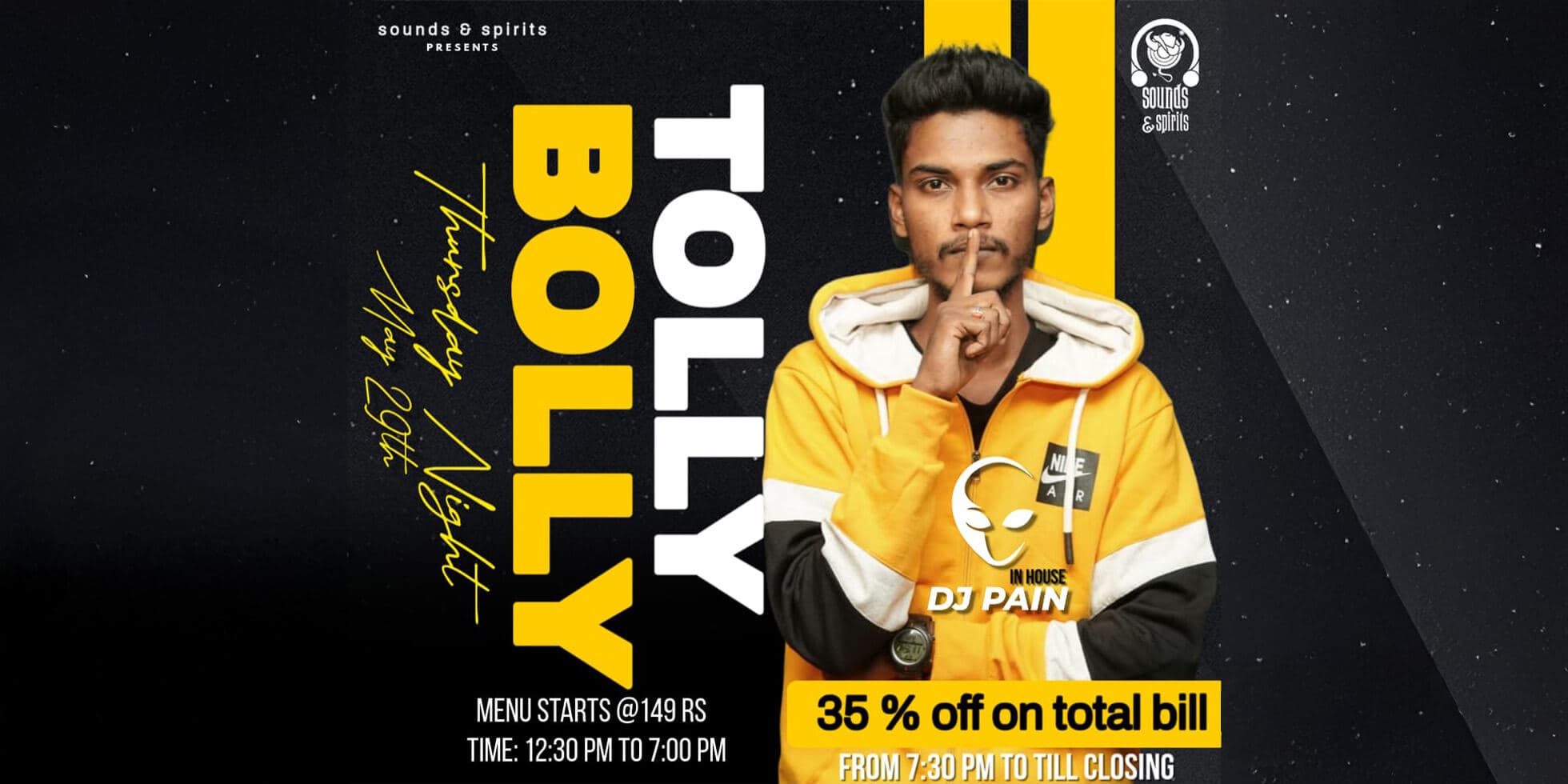 Tolly Bolly Party Night | Sounds & Spirits