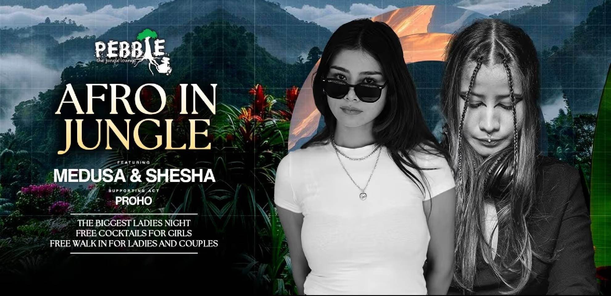 Afro In The Jungle | Pebble