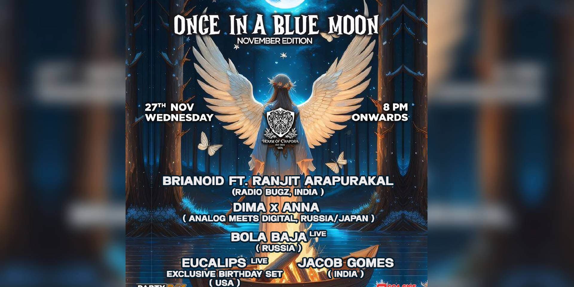 Once In A Blue Moon - November Edition