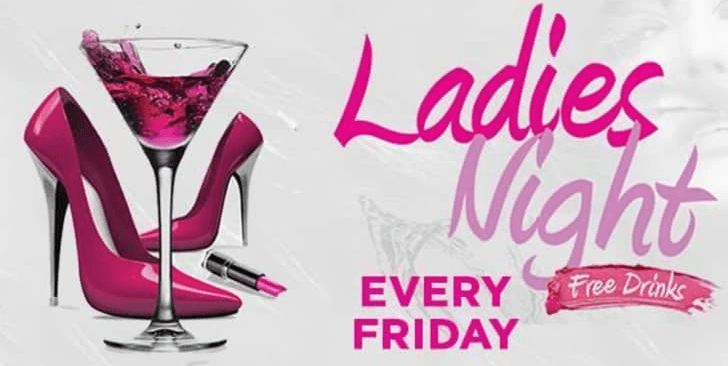 Funky Friday Ladies Night at Chugg Bar, Church Street