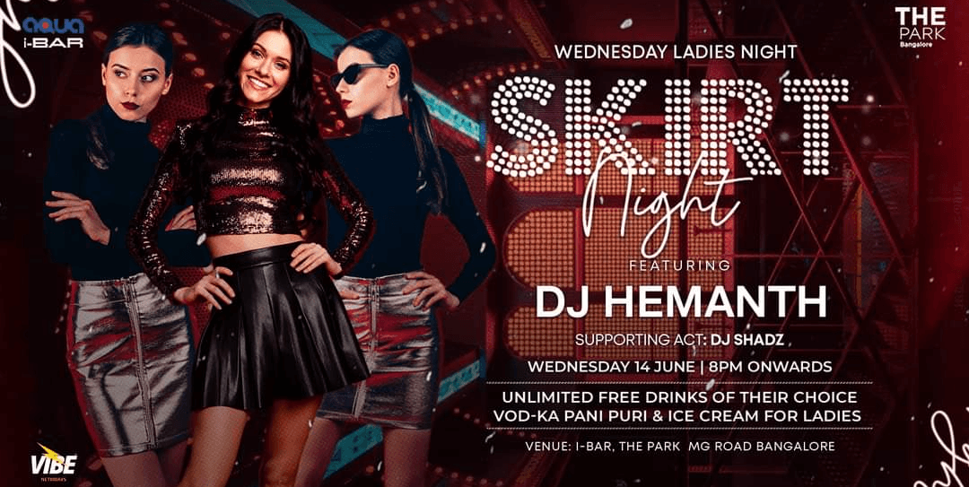 Skirt Night - Bollywood Ladies Night By The Pool