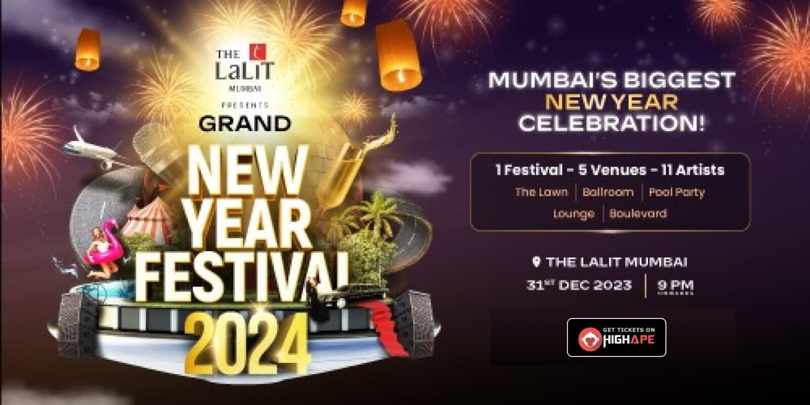 Grand New Year Festival 2024 | The Lalit