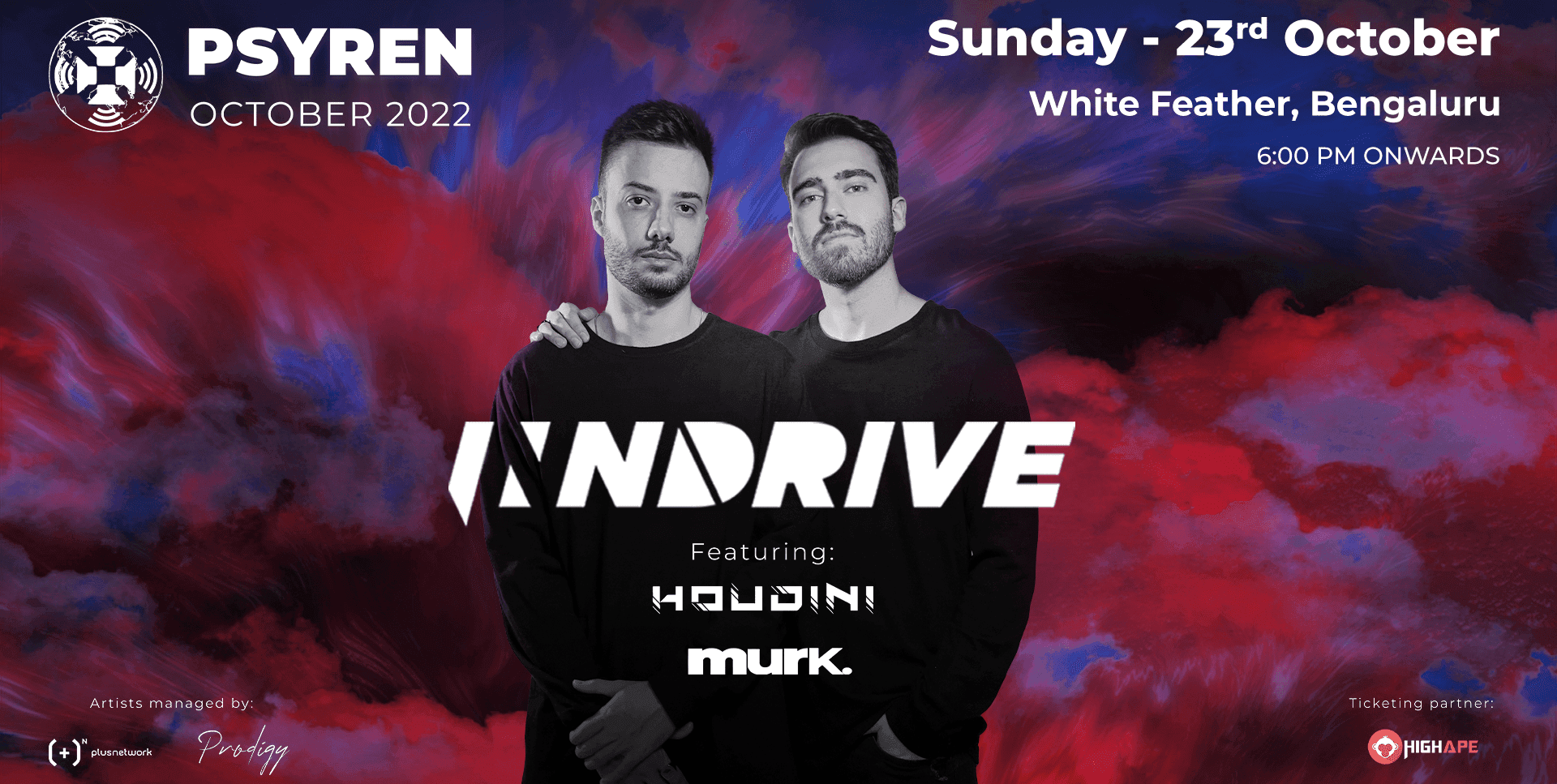 Psyren 2022 Ft Inndrive Debut India Tour - Bangalore