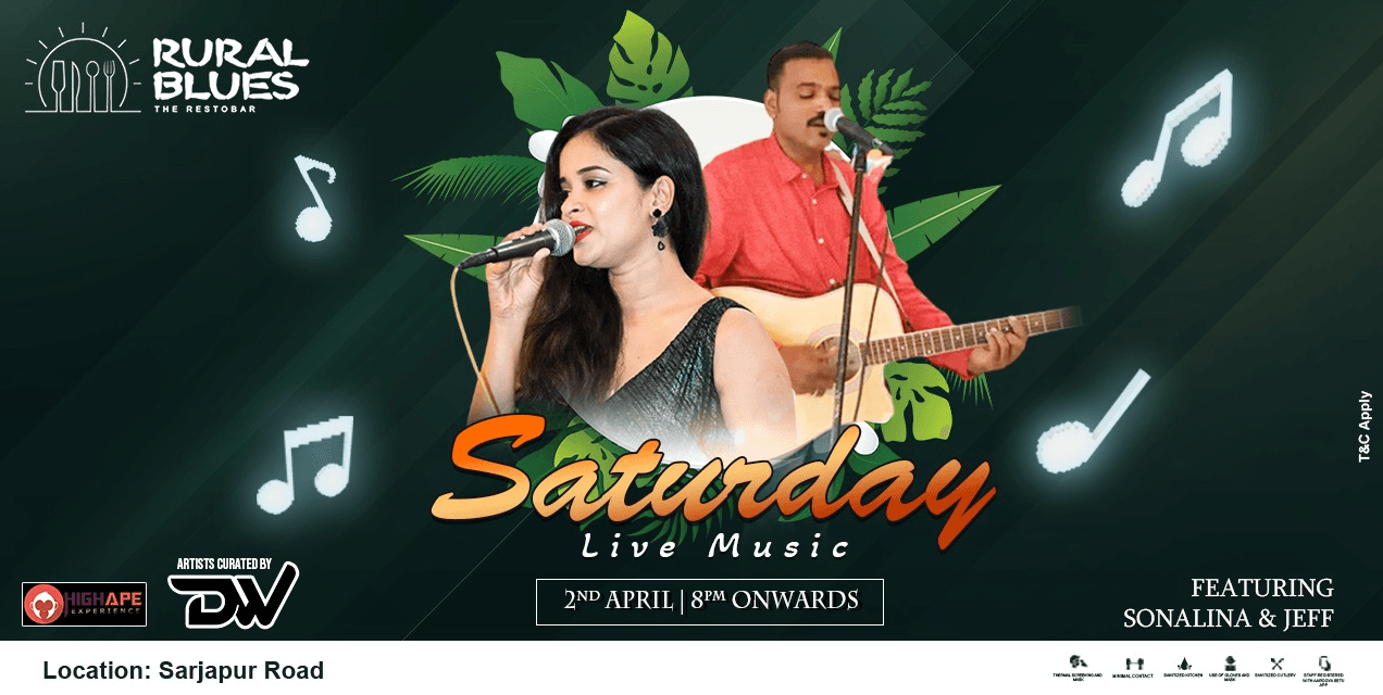Saturday Live Music Ft Sonalina & Jeff