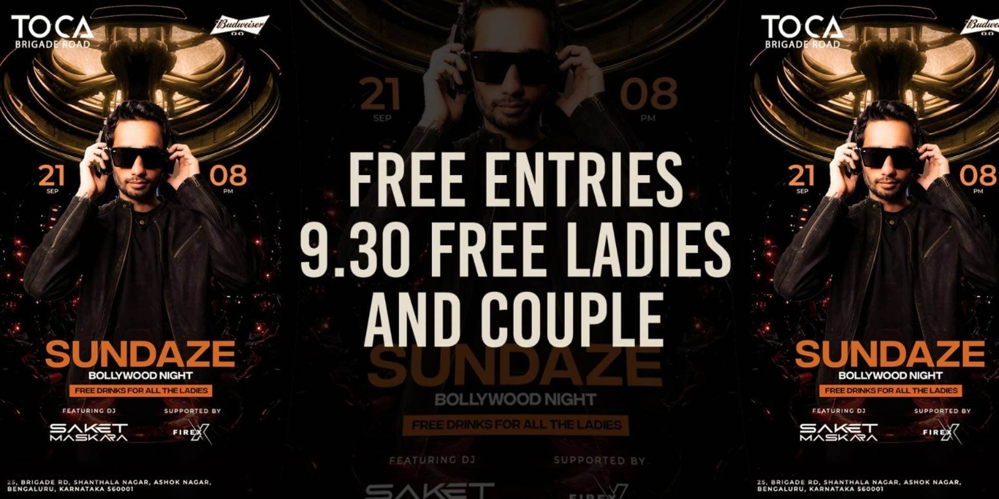 Sundaze Bollywood Night | Toca Brigade