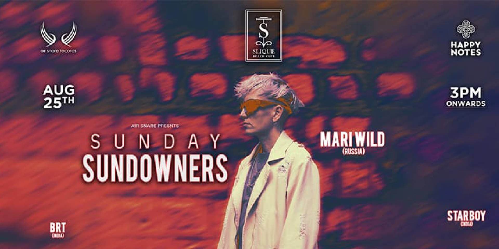 Sunday Sundowners | Slique Beach Club