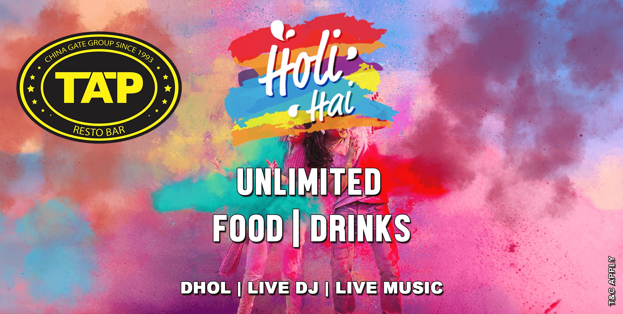 Celebrate Holi With Tap Andheri