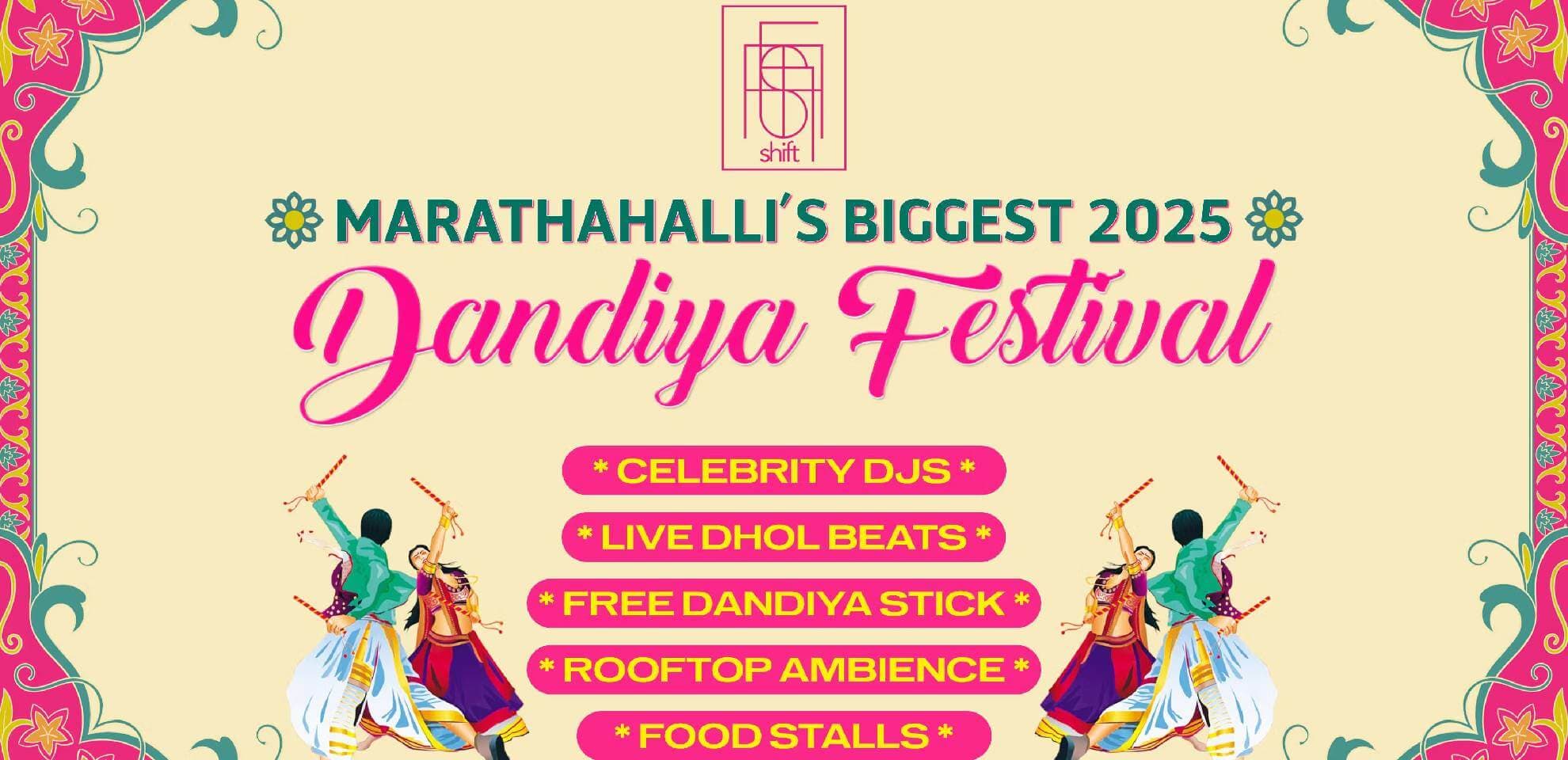 Marathahalli Biggest Dandiya Night | Shift Rooftop