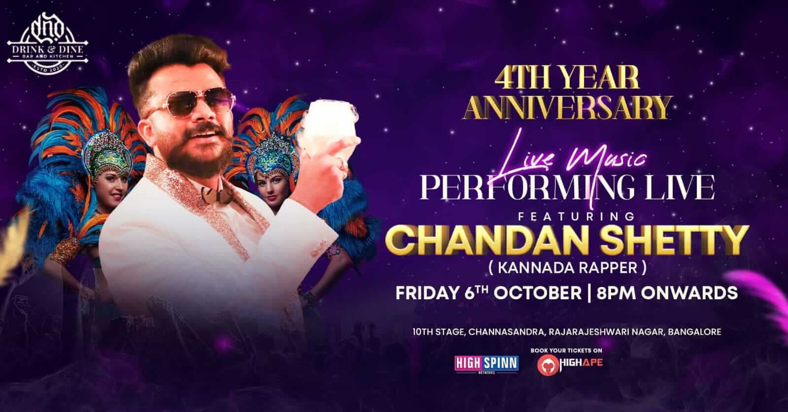 Live Performance By Chandan Shetty