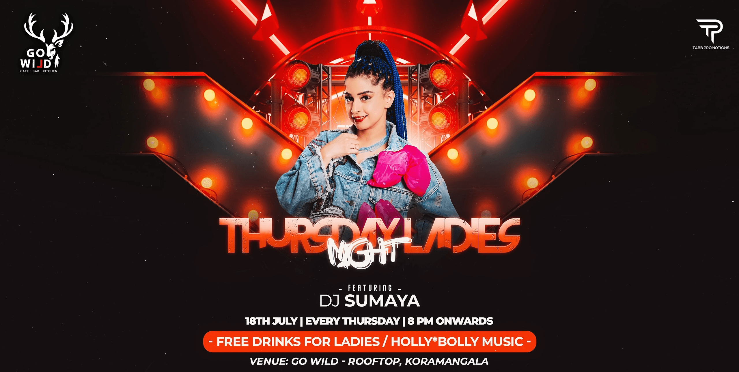 Thursday Ladies Nights | Go wild Rooftop & Lounge