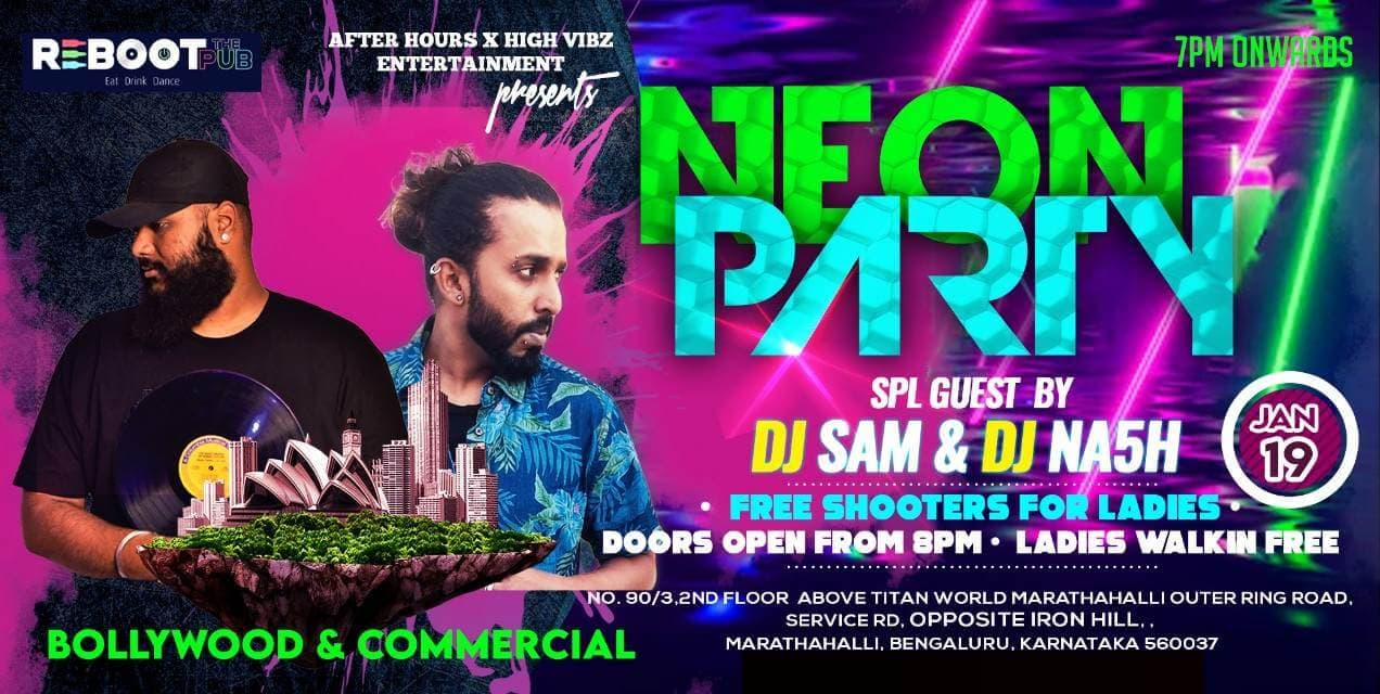 Glow In The Dark Ladies Night | Reboot The Pub