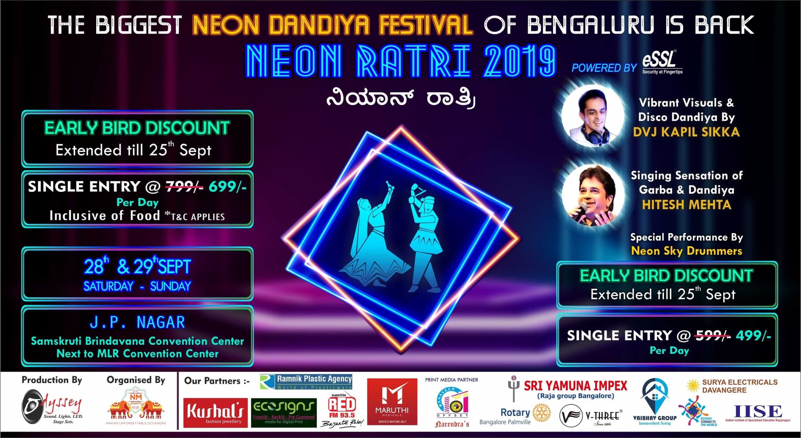 Neonratri 2019 - Biggest Neon Dandiya Festival