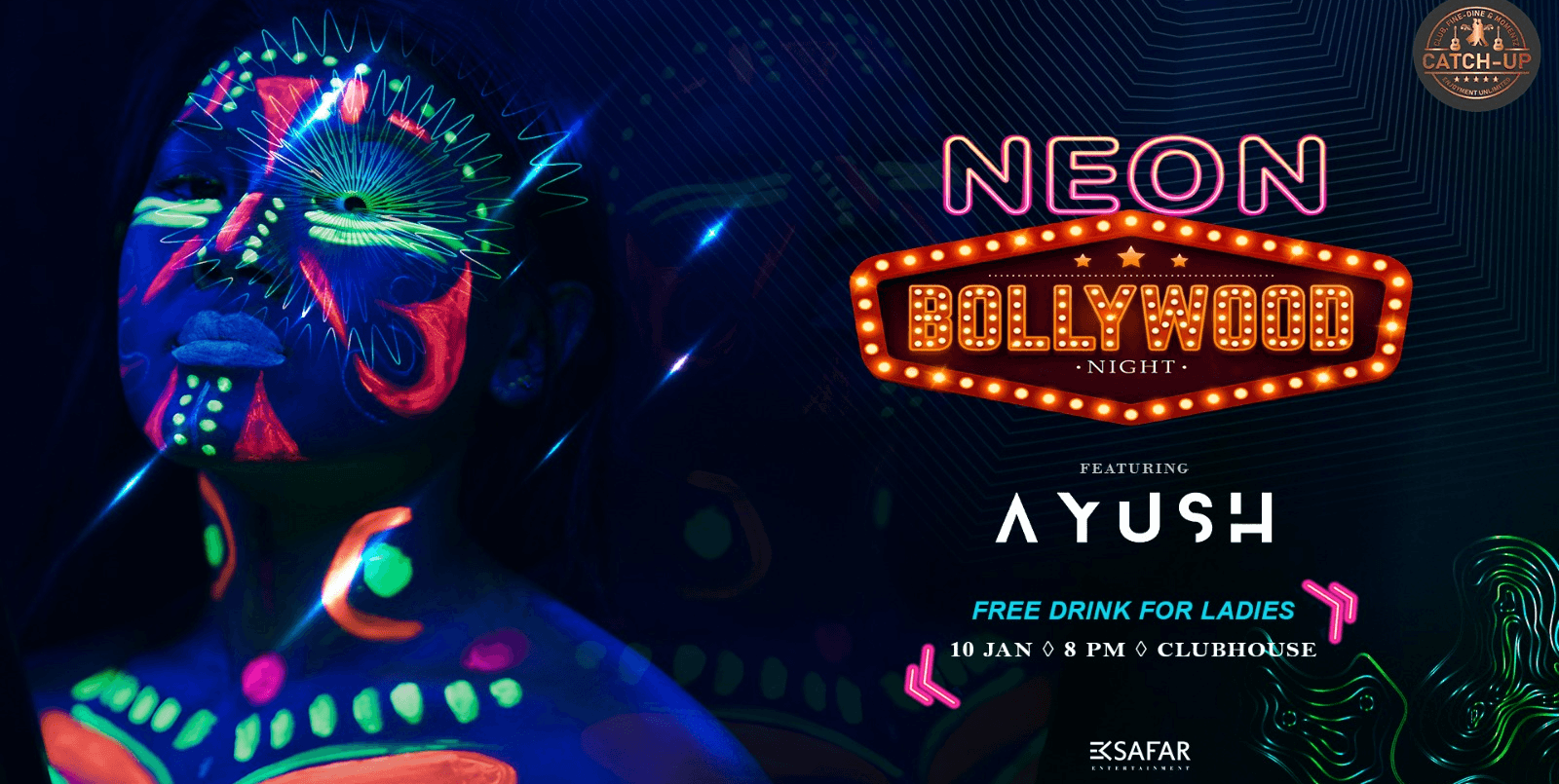 Bollywood Neon Night