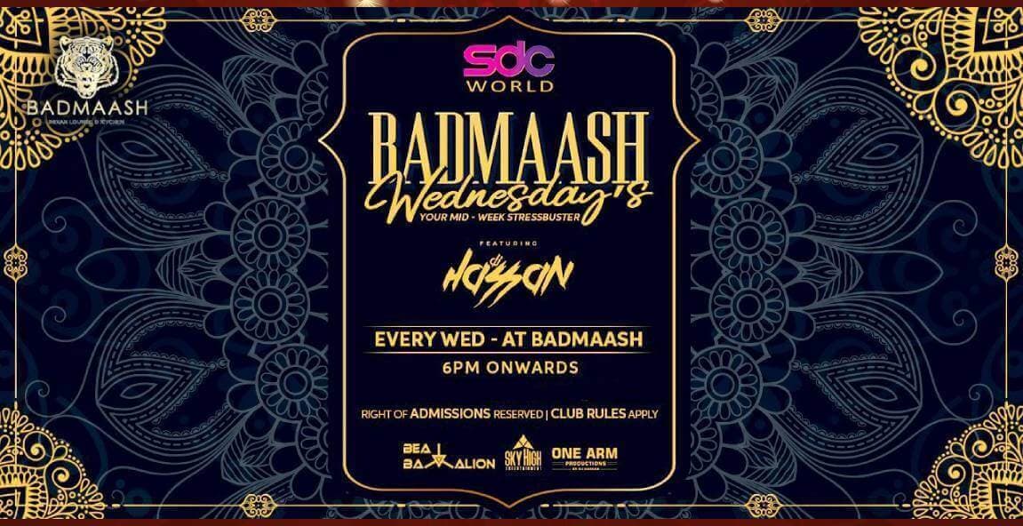 Badmaash Wednesdays - Free Entry For All
