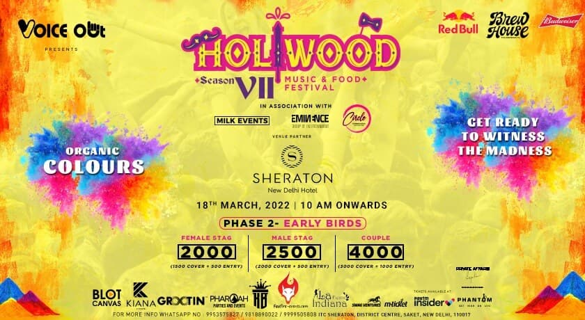 Holiwood 2022 at ITC Sheraton Saket