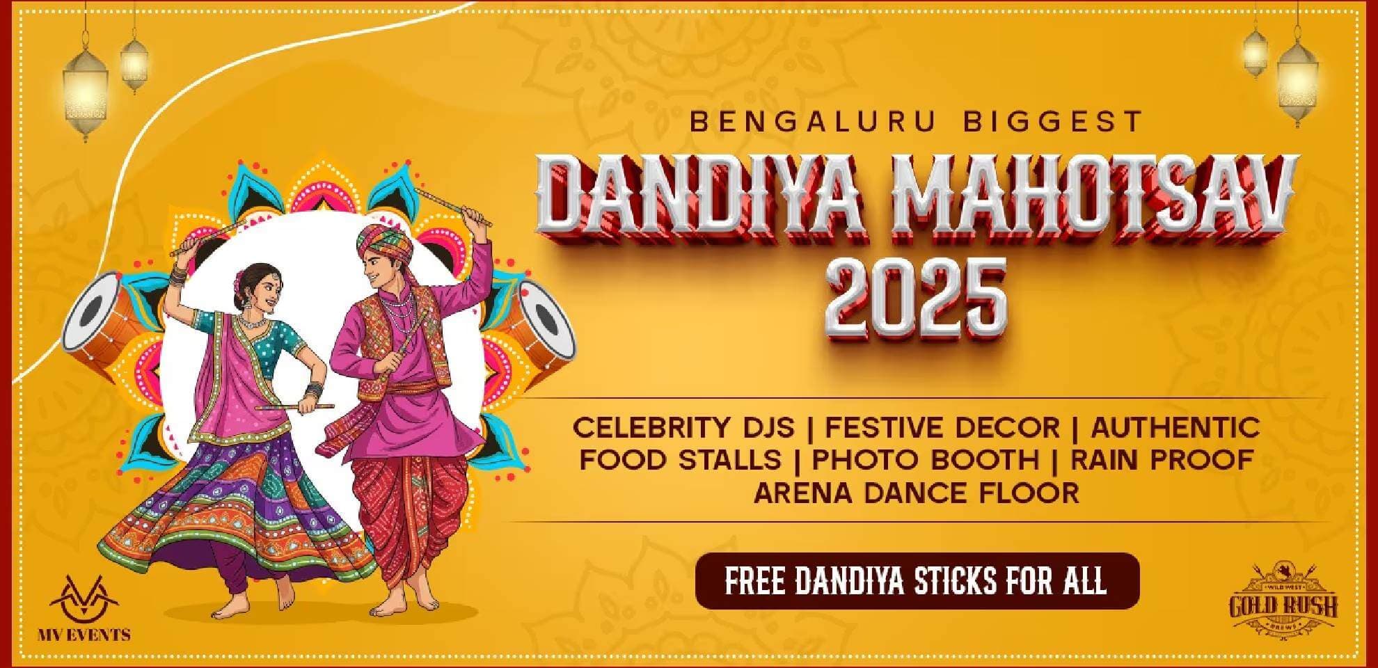 Biggest Open Air Dandiya Mahotsav 2025