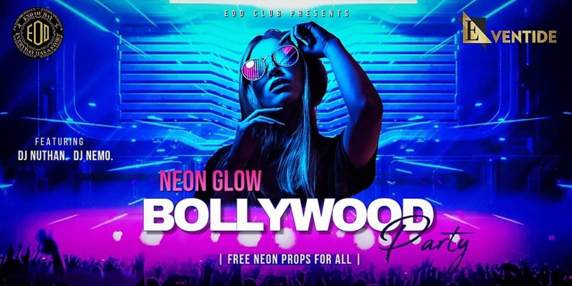 Neon Glow Bollywood Party