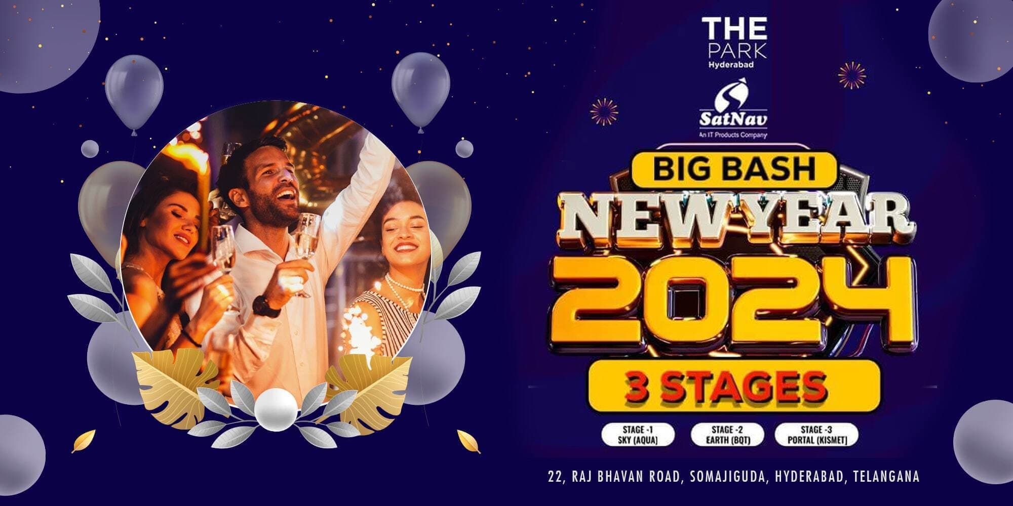 Big Bash NYE 2024 | Hyderabad 3 Stage New Year