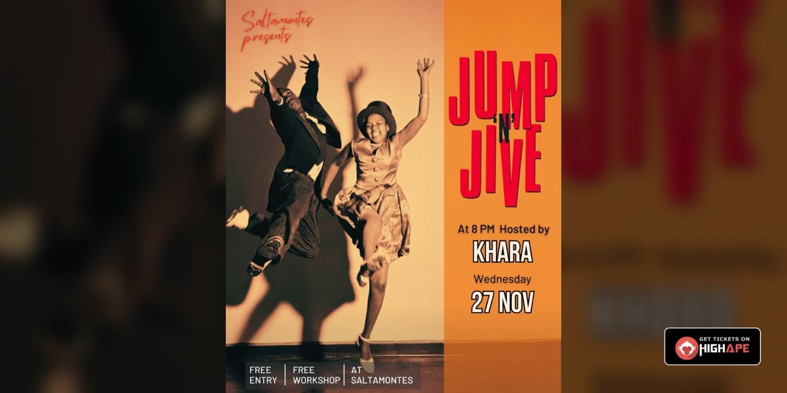 Jump N Jive Night | Saltamontes