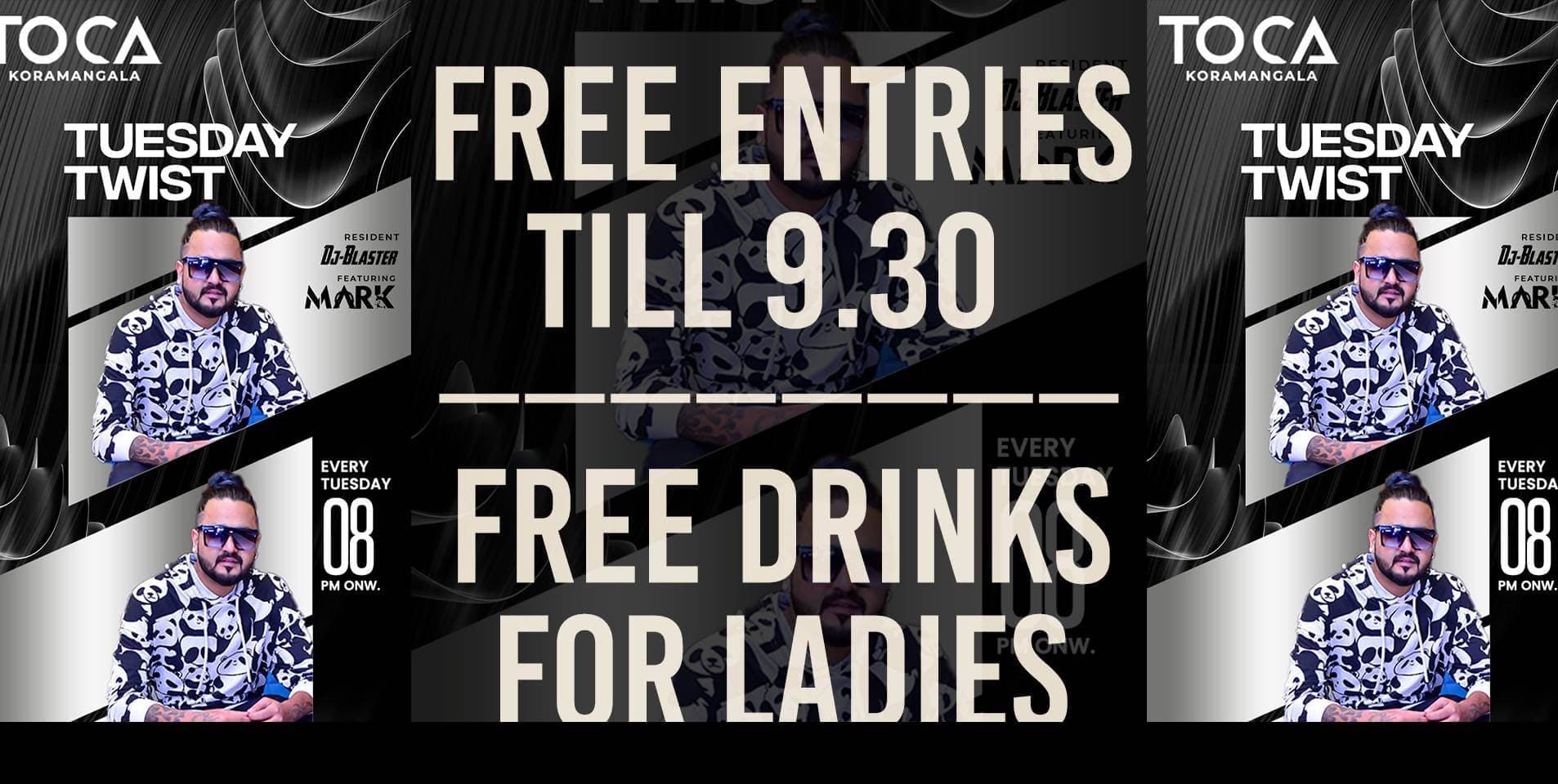 Tuesday Twist Bollywood Night At Toca Koramangala