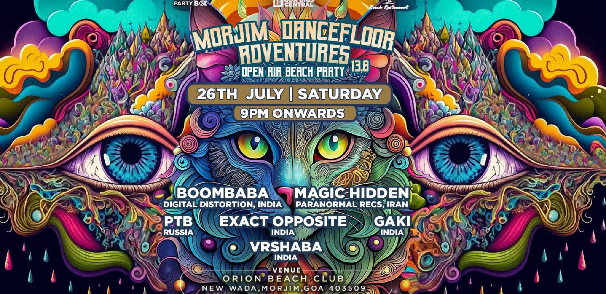 Morjim Dancefloor Adventures 13.0 | Open Air Beach Party