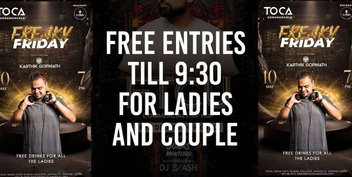 Freaky Friday | Bollywood Night Ft DJ Karthik Gopinath