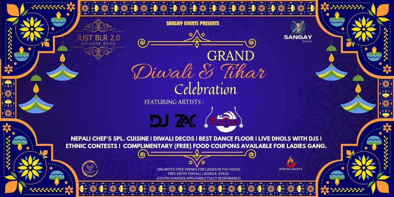 Grand Diwali And Tihar Celebration | Just BLR
