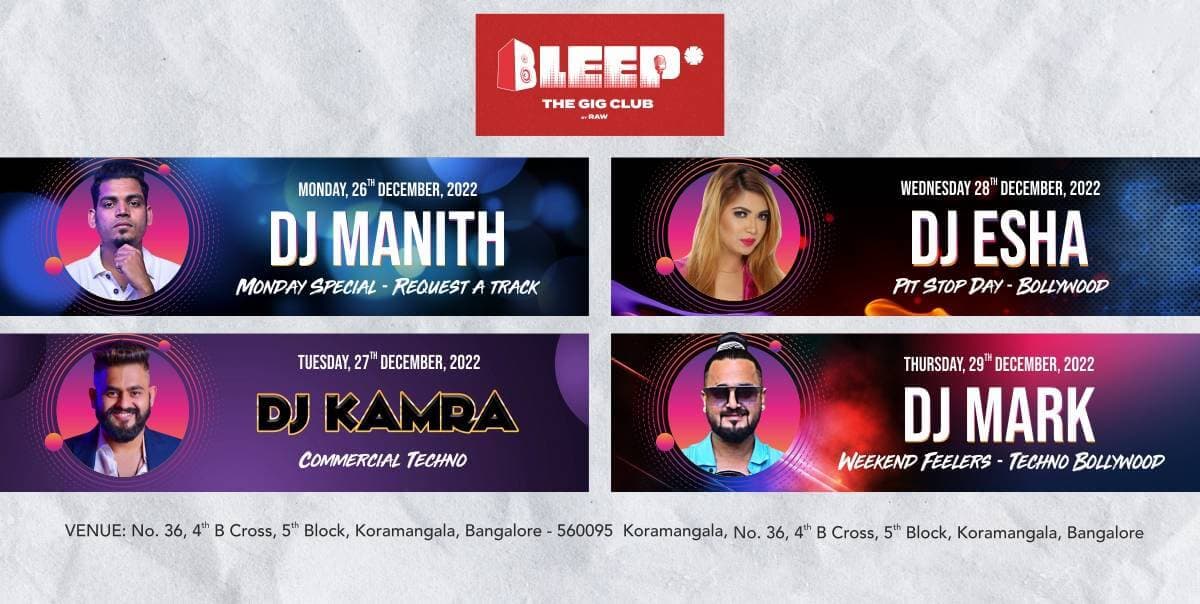 Bleep ‘The Gig Club’ New Year Week Line-up