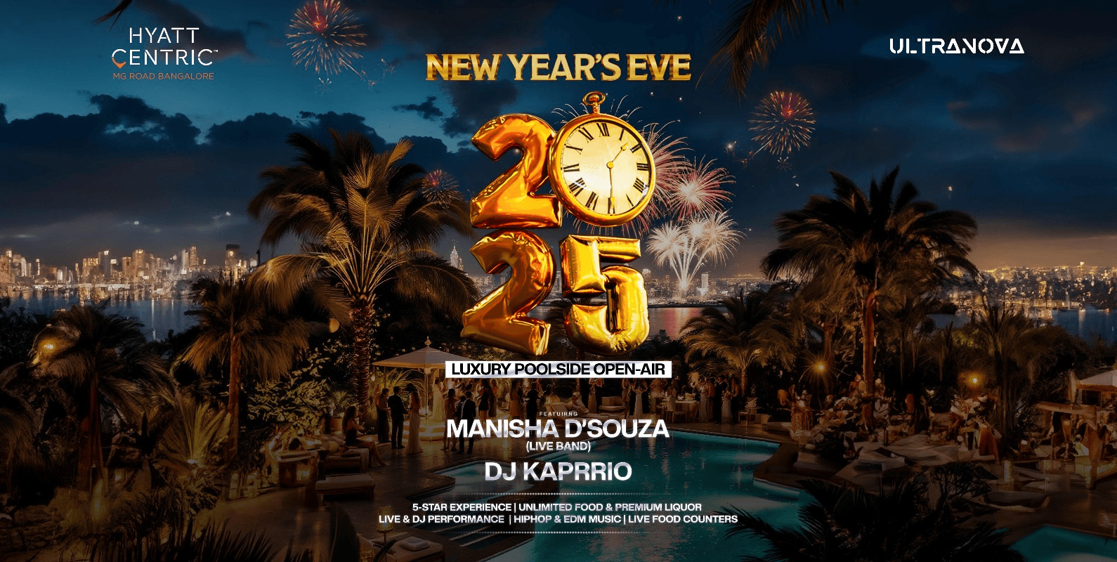 Poolside New Years Eve 2025 