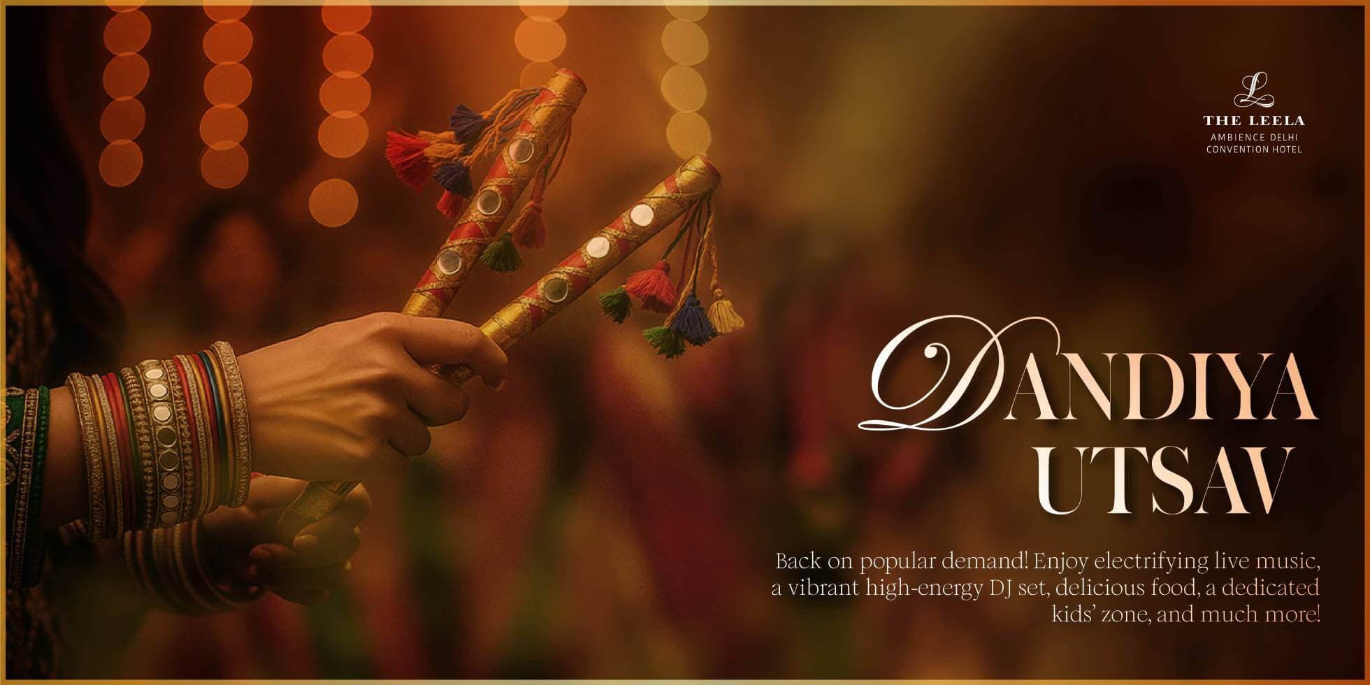 Dandiya Utsav At Leela Ambience Convention Hotel