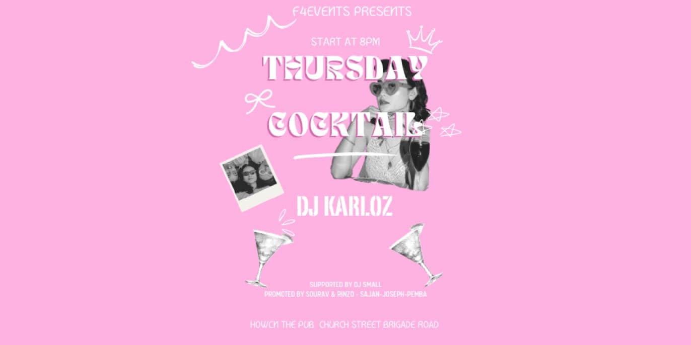 Thursday Cocktail Ft DJ Karloz