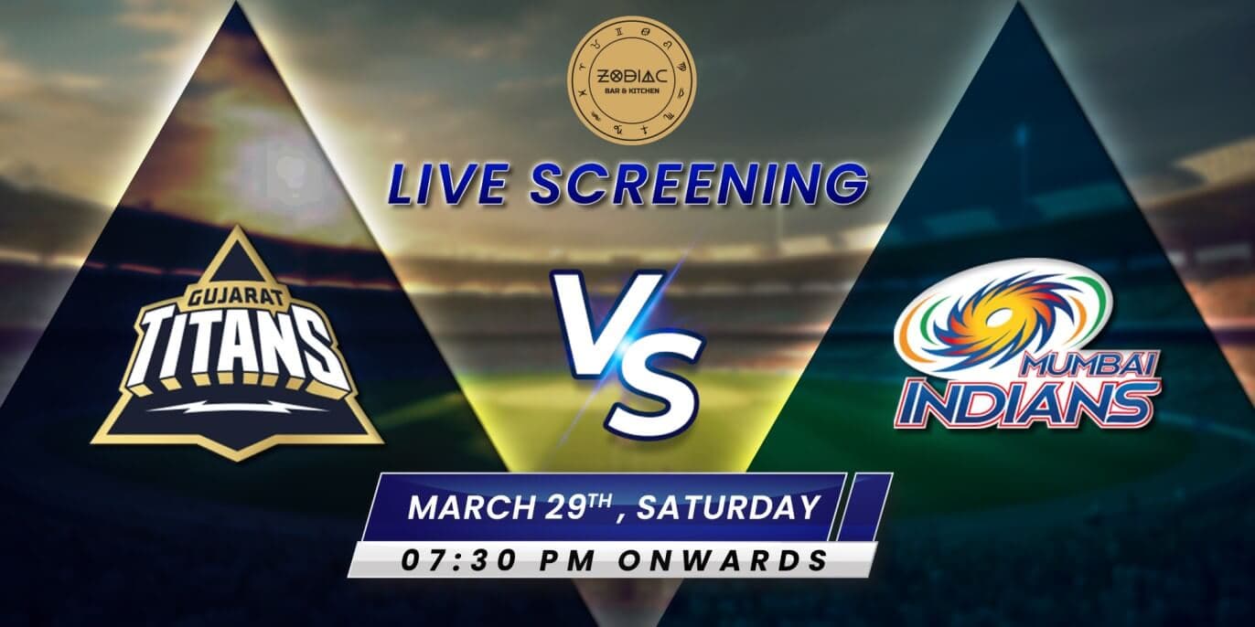 GT Vs MI | IPL Live Screening 