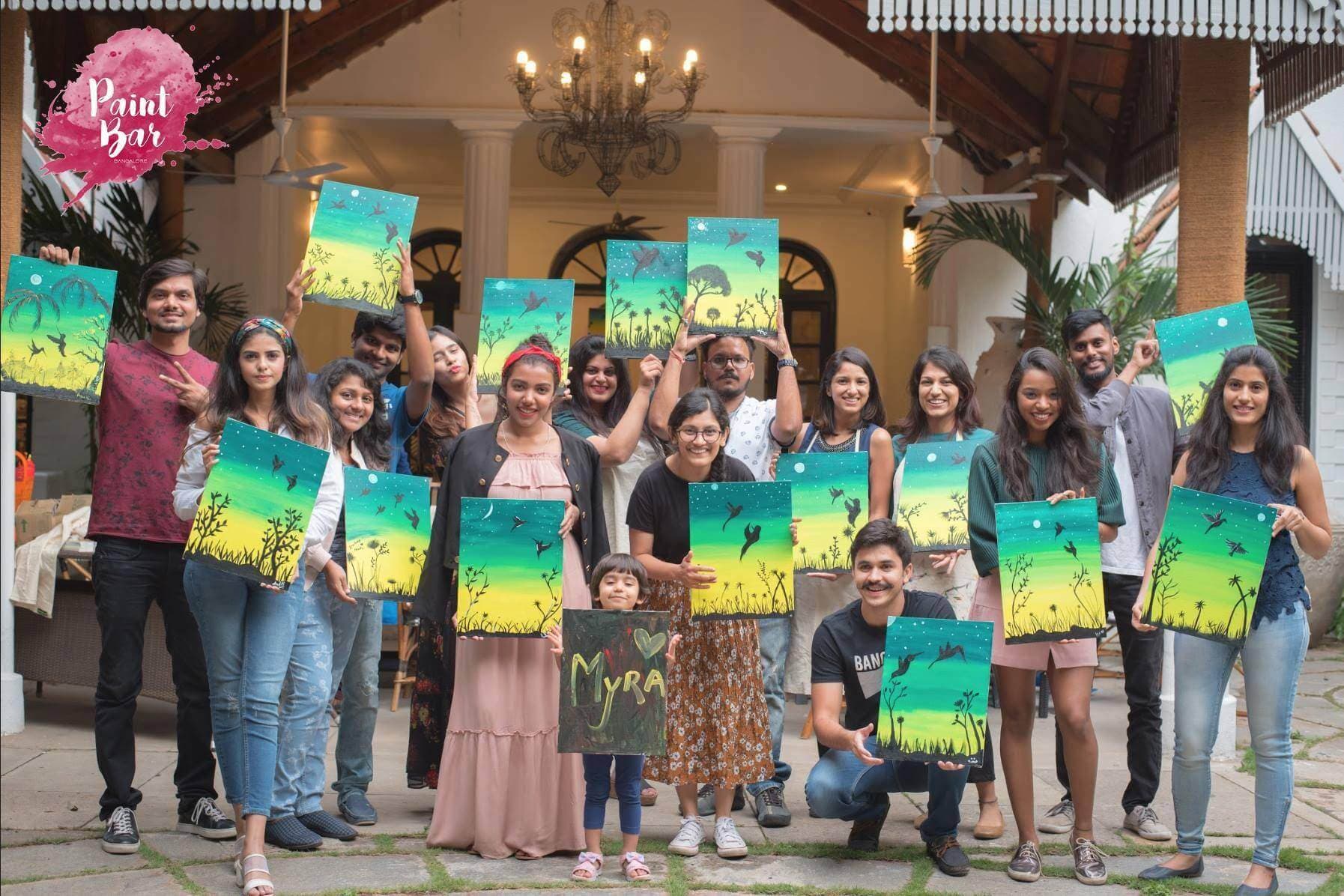 Paint With Coffee at Fresh Pressery Cafe