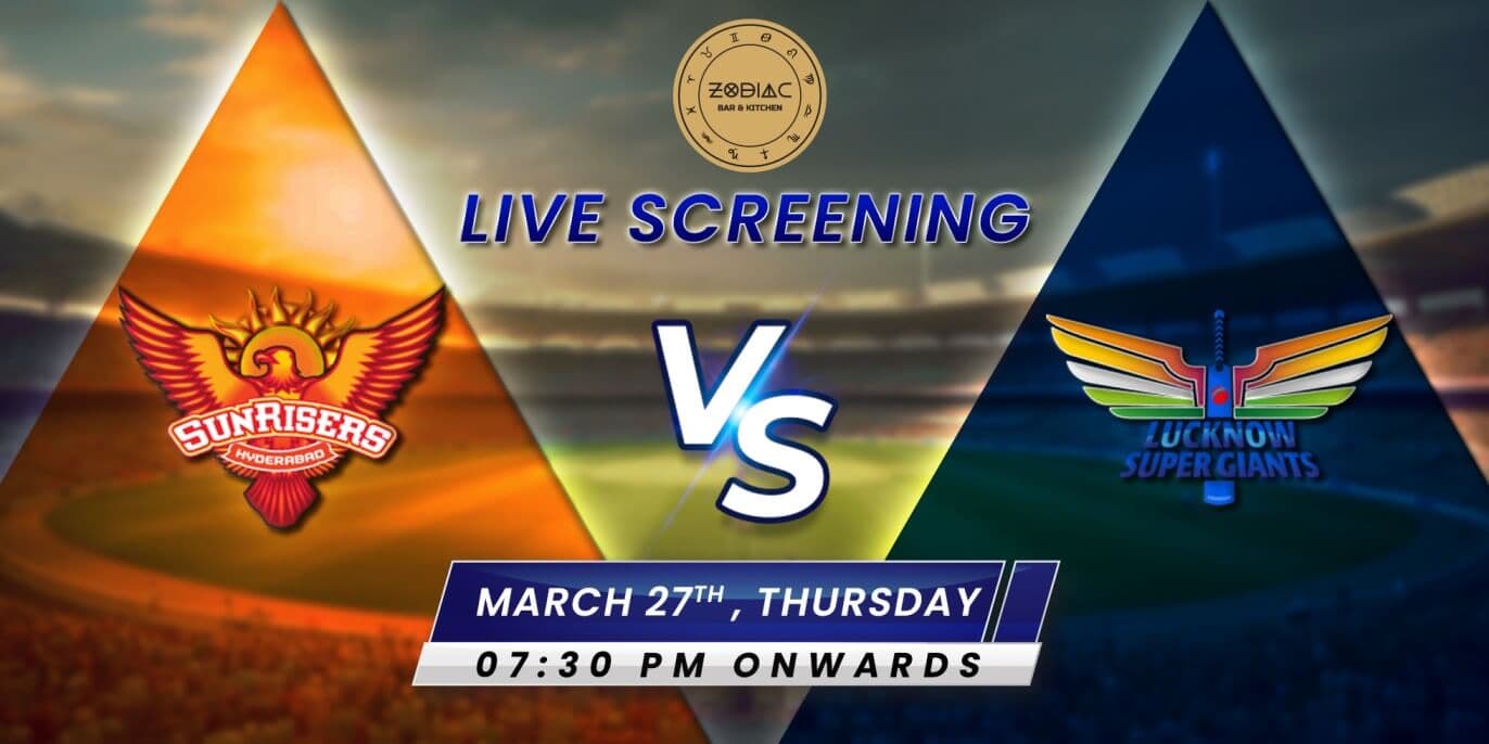 IPL Live Screening | SRH Vs LSG