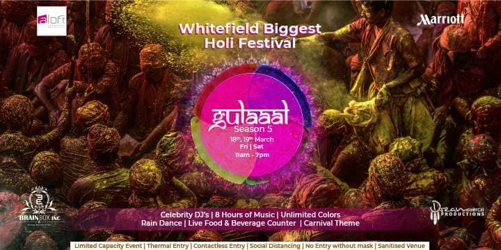 Whitefield's Biggest Holi Festival - Gulaal