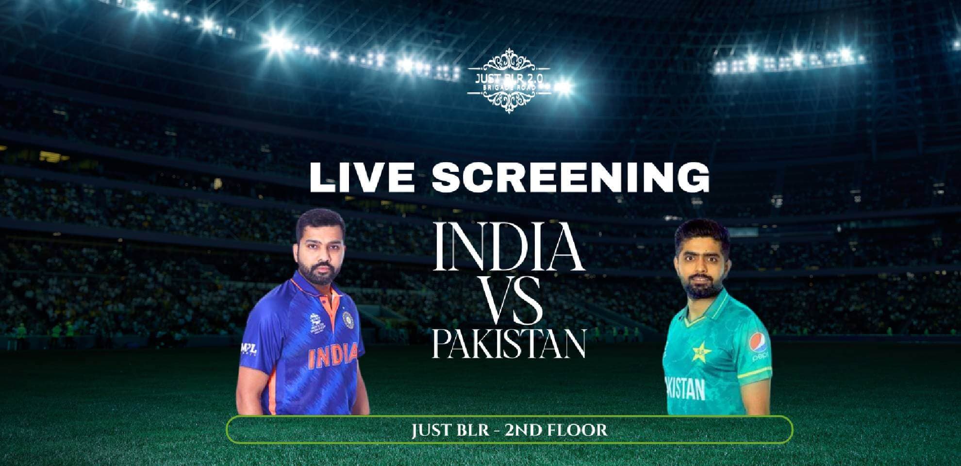 India Vs Pakistan Live Screening | Just Blr 2nd Floor