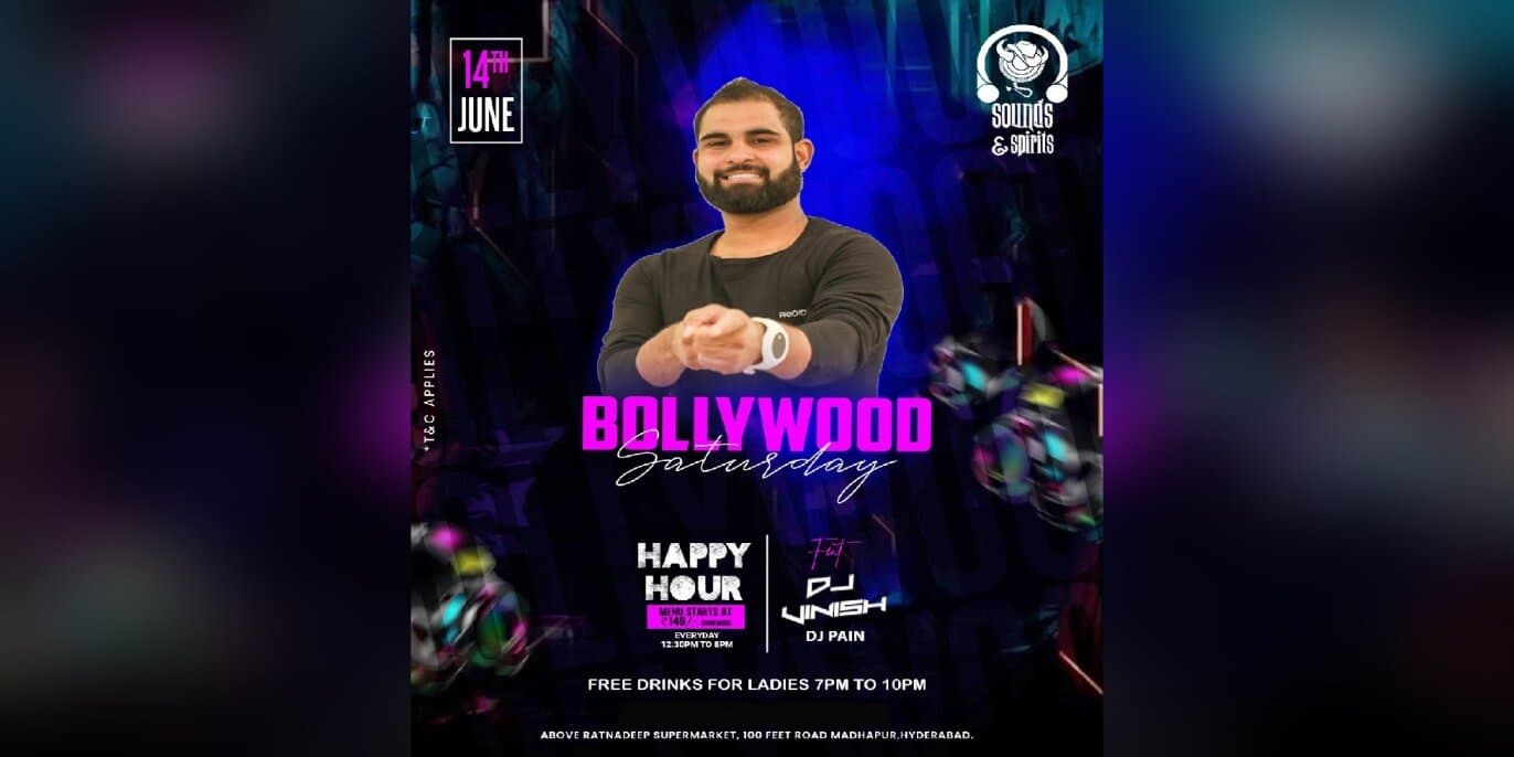 Bollywood Saturday Party Night | Sounds & Spirits