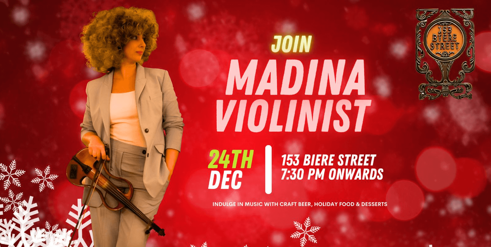 A Magical Christmas with Madina Violinist