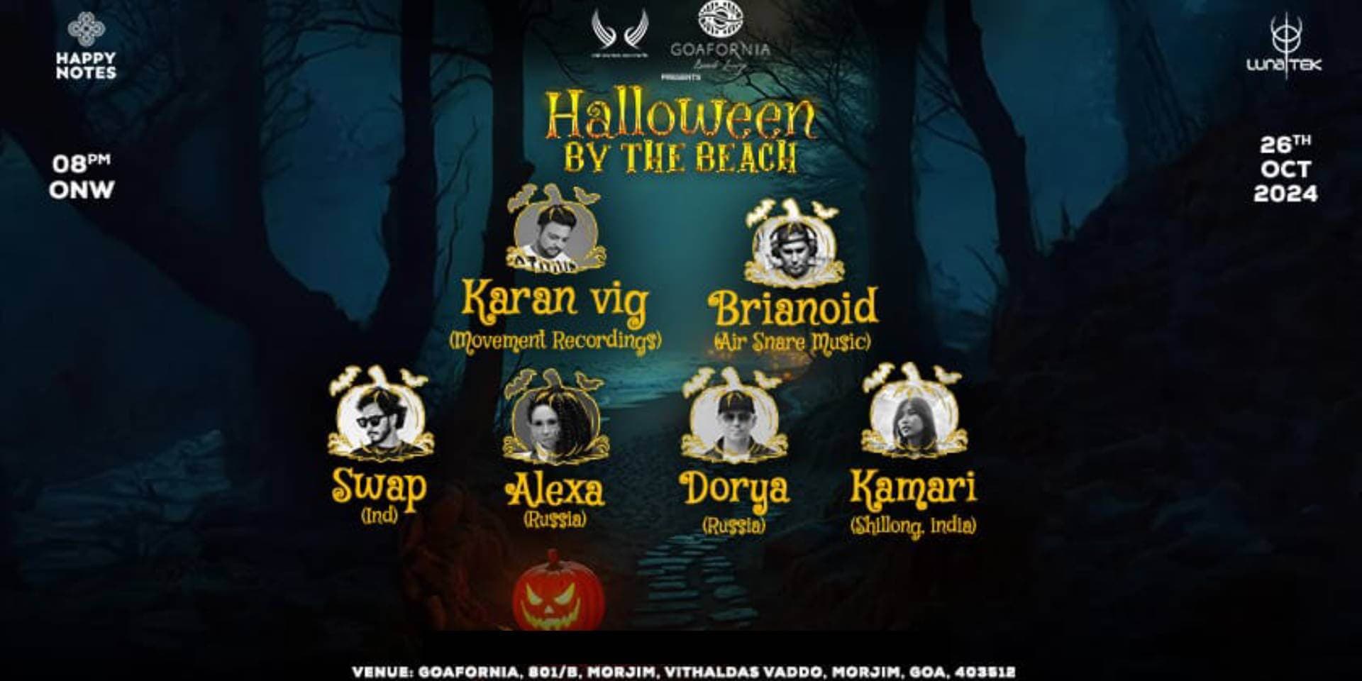 Halloween By The Beach | Goafornia