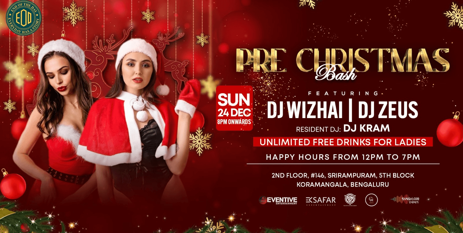 Pre Christmas Bash Bollywood Night