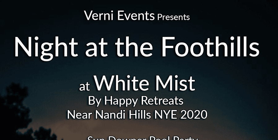 Night At The Foothills, Near Nandi Hills