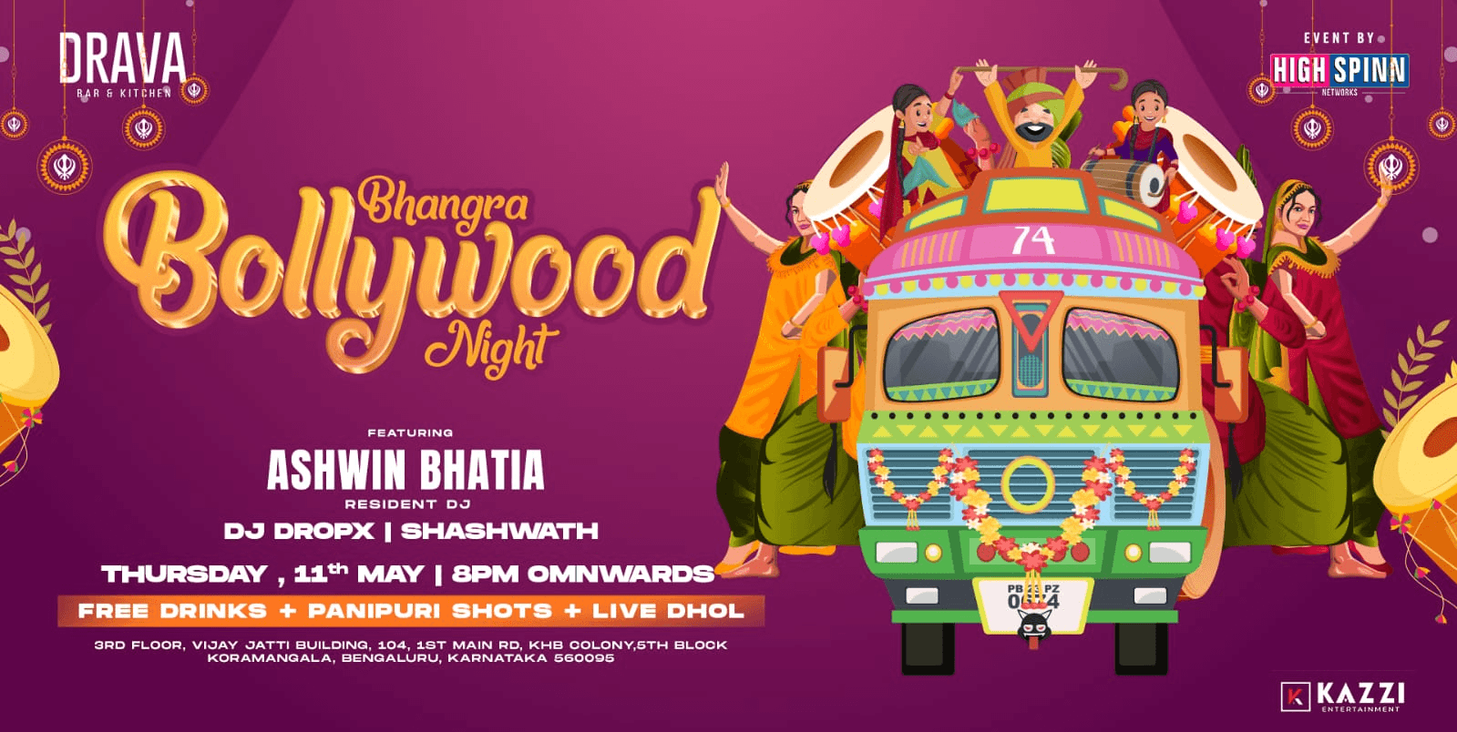 Bollywood Bhamgra Night | Drava