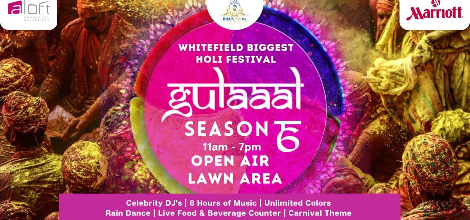 Whitefield Biggest Holi Festival Gulaaal (Season 6)